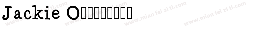 Jackie O字体字体转换